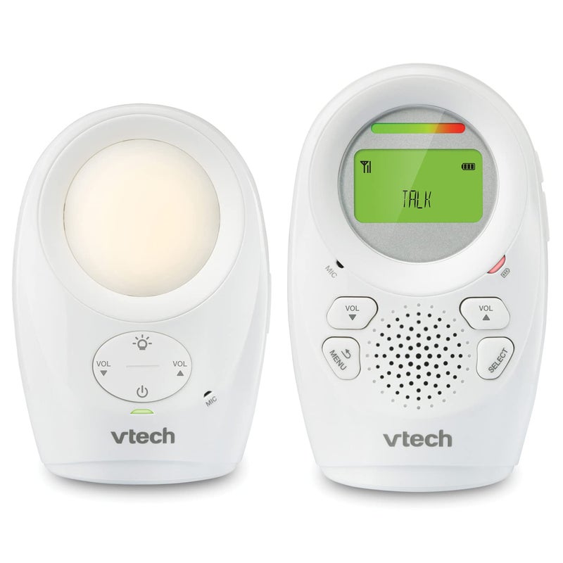 vtech مراقب صوتي رقمي للأطفال VTech DM1211 DM1211 مع مدى محسّن (وحدة واحدة للوالدين) أبيض - Image 2