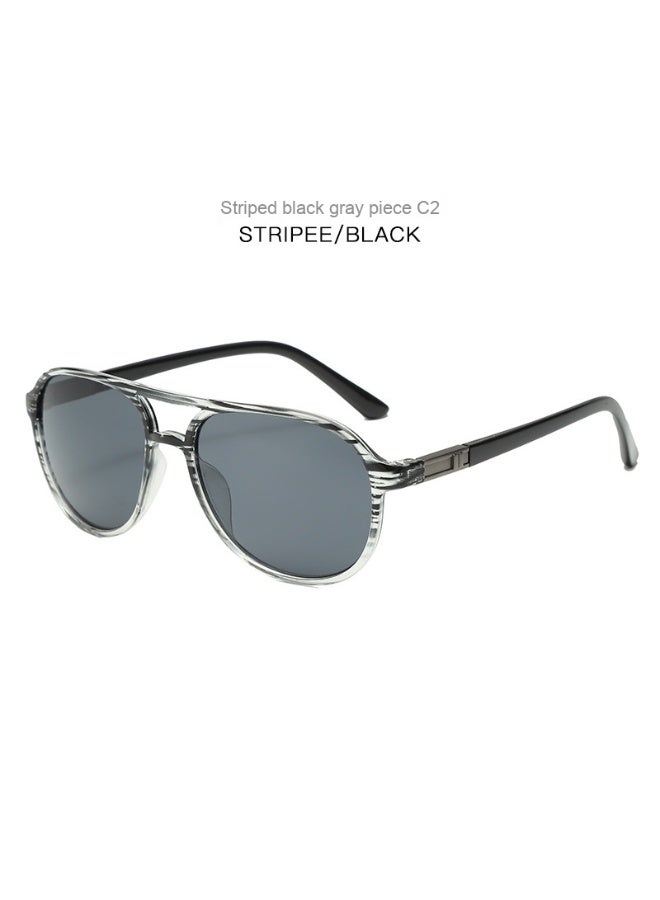 آنا نظارات شمسية طيار عصرية مزدوجة الحواف واقية من الشمس - Image 1