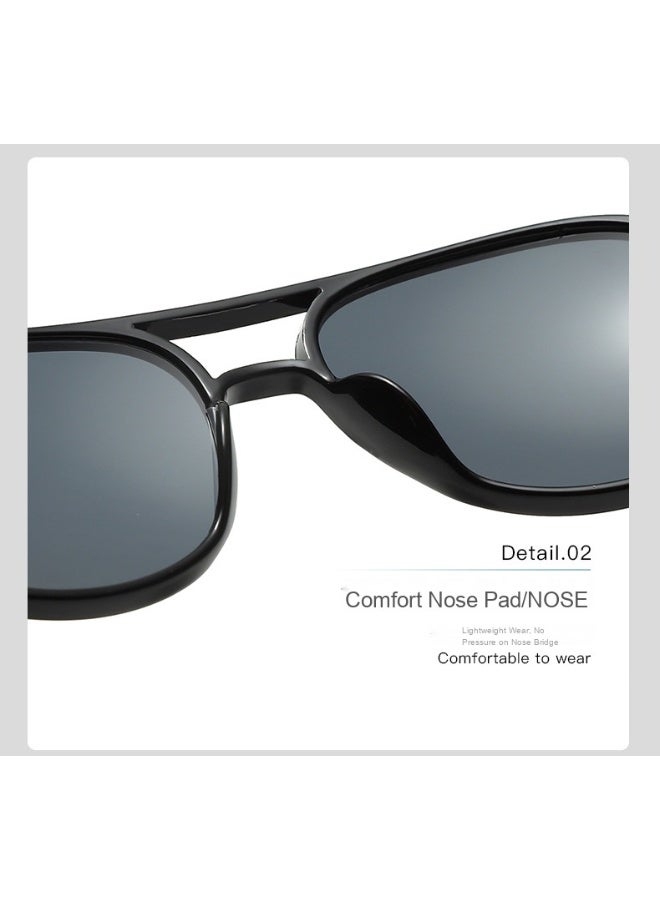 آنا نظارات شمسية طيار عصرية مزدوجة الحواف واقية من الشمس - Image 3