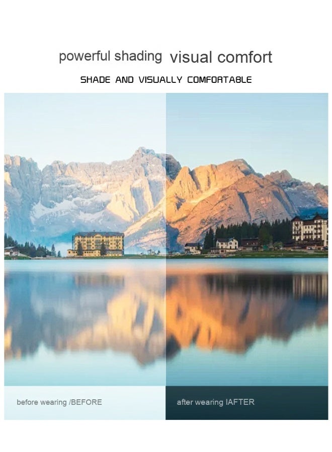 آنا نظارات شمسية طيار عصرية مزدوجة الحواف واقية من الشمس - Image 4