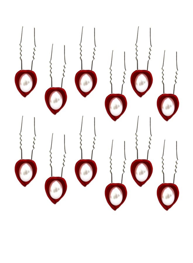 Paradise® Hair Accessories For Women And Girls/Juda Pins For Women (White Pearls) Pack Of 1pc - Image 4