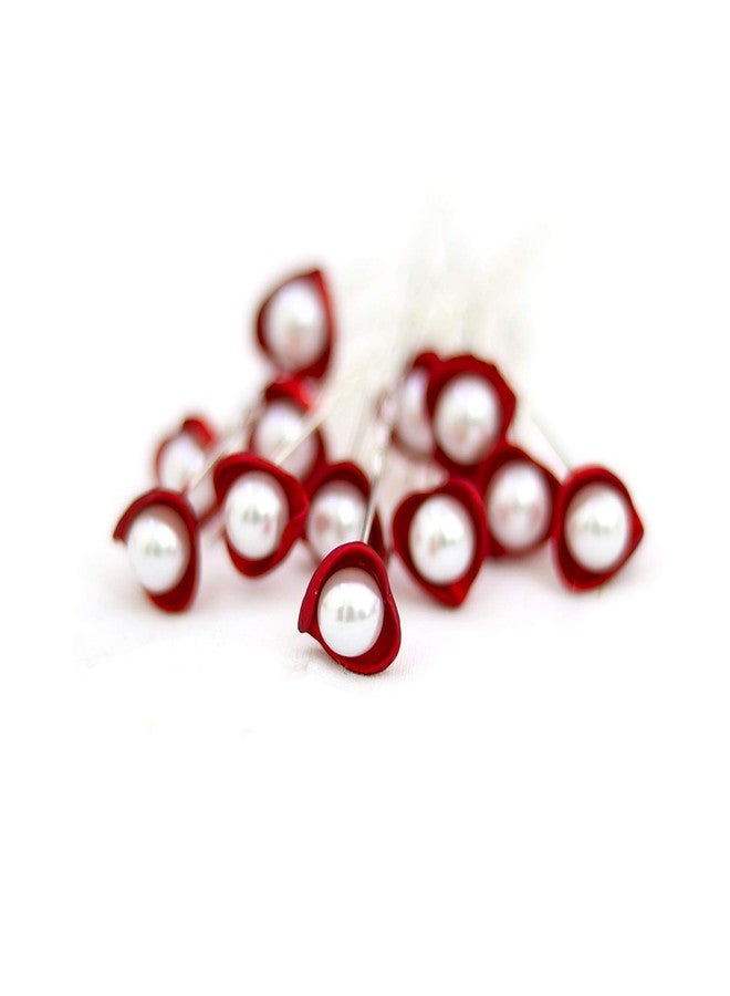 Paradise® Hair Accessories For Women And Girls/Juda Pins For Women (White Pearls) Pack Of 1pc - Image 3