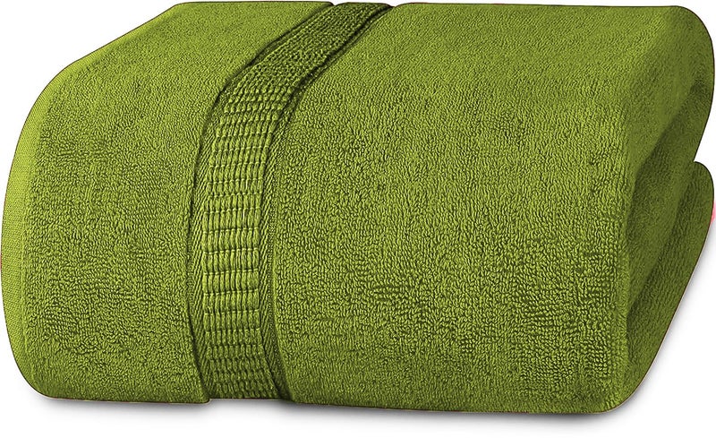 Vocal Store Ultra Soft, Super Absorbent, 100% Cotton 1 Piece Bath Towel Set, 600 GSM, 30 inch x 60 inch (Green, Set of 1) TW-V04-GRE-1 - Image 1