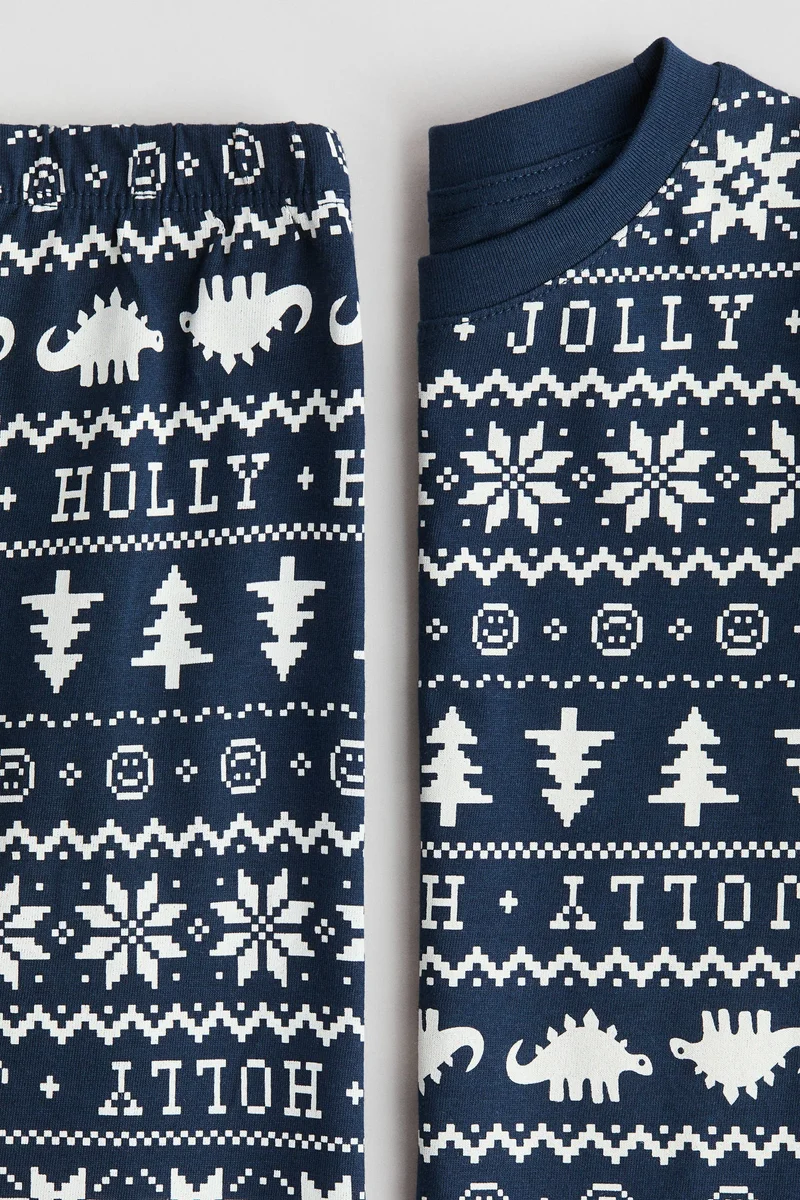 H&M Patterned jersey pyjamas