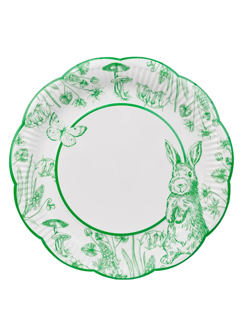 Talking Tables Talking Tables Playful Pierre 23Cm Scallop Plate,12Pk Fsc