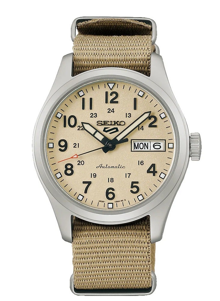 سيكو Seiko 5 Sports 'Desert Kit' Strap 36MM Watch SRPJ83K1 - Image 1