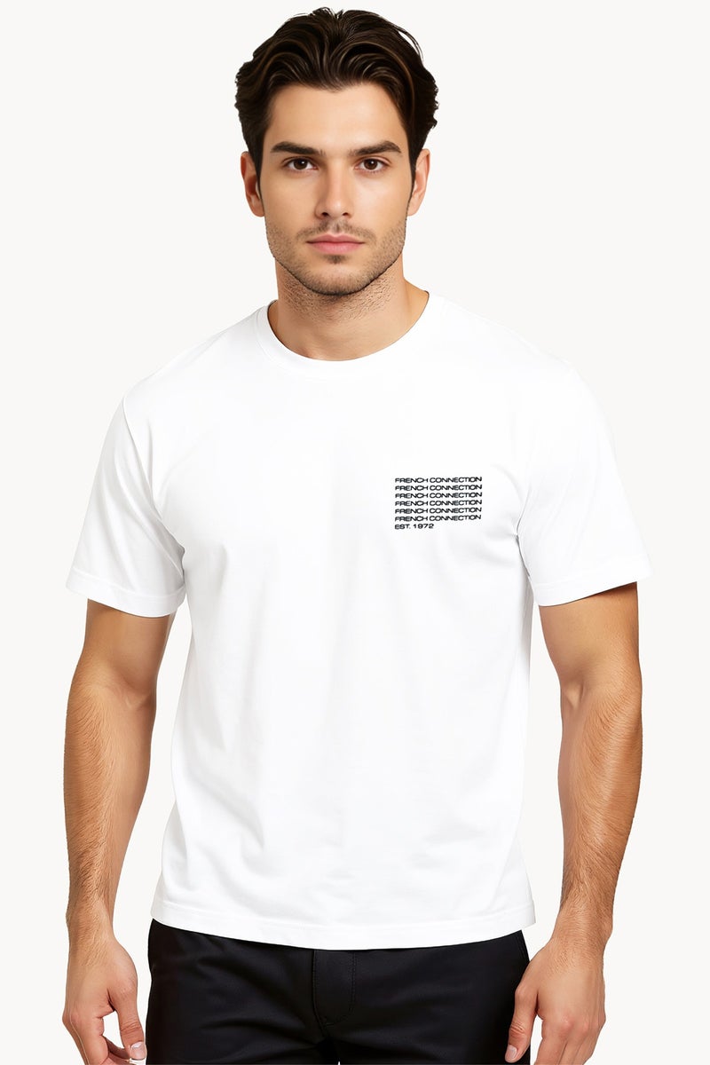 French Connection Logo Crew Neck Basic T-Shirt  - Image 1