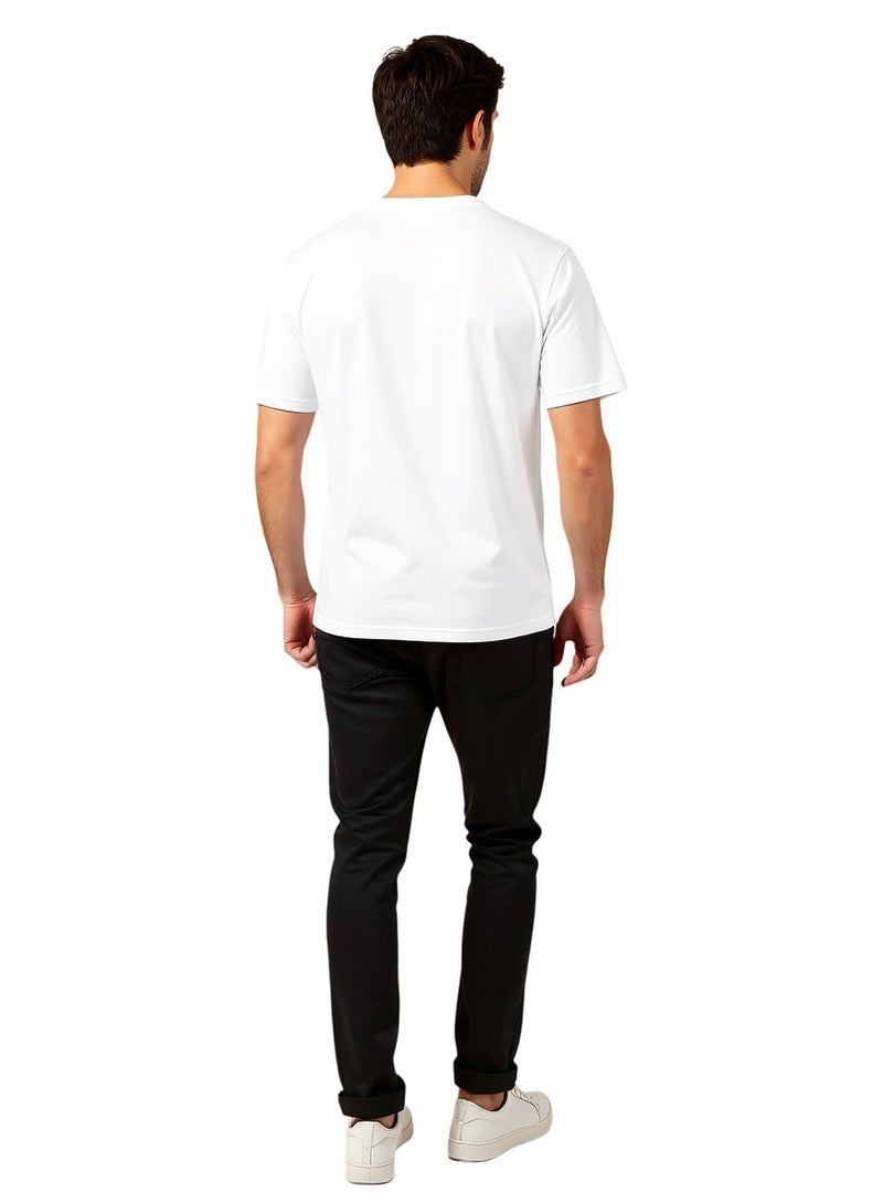 French Connection Logo Crew Neck Basic T-Shirt - Image 2