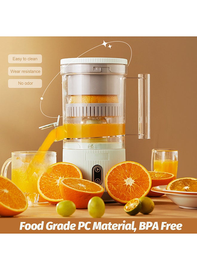 Generic - Electric Juicer Rechargeable USB Charging 120rpm Hands-Free High Juice Yield Wireless Portable Automatic Citrus Orange Juice Squeezer for Lemon Lime Grapefruit - Image 1