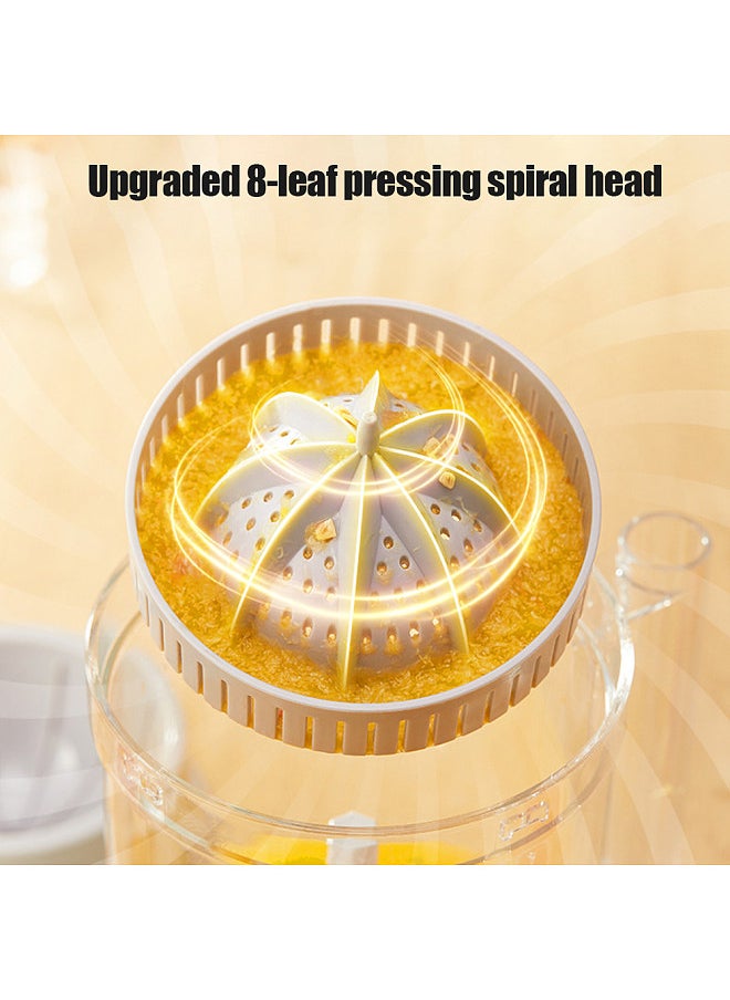 Generic - Electric Juicer Rechargeable USB Charging 120rpm Hands-Free High Juice Yield Wireless Portable Automatic Citrus Orange Juice Squeezer for Lemon Lime Grapefruit - Image 1