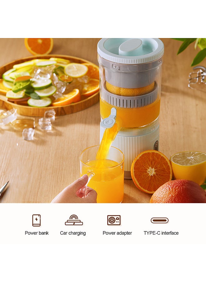 Generic - Electric Juicer Rechargeable USB Charging 120rpm Hands-Free High Juice Yield Wireless Portable Automatic Citrus Orange Juice Squeezer for Lemon Lime Grapefruit - Image 1
