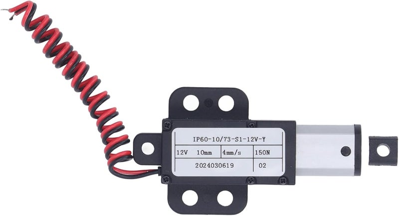 محرك خطي كهربائي DC12V بمدى 10 مم وقوة دفع 150 نيوتن، مناسب لرفع الأثاث والمنصات - Image 1
