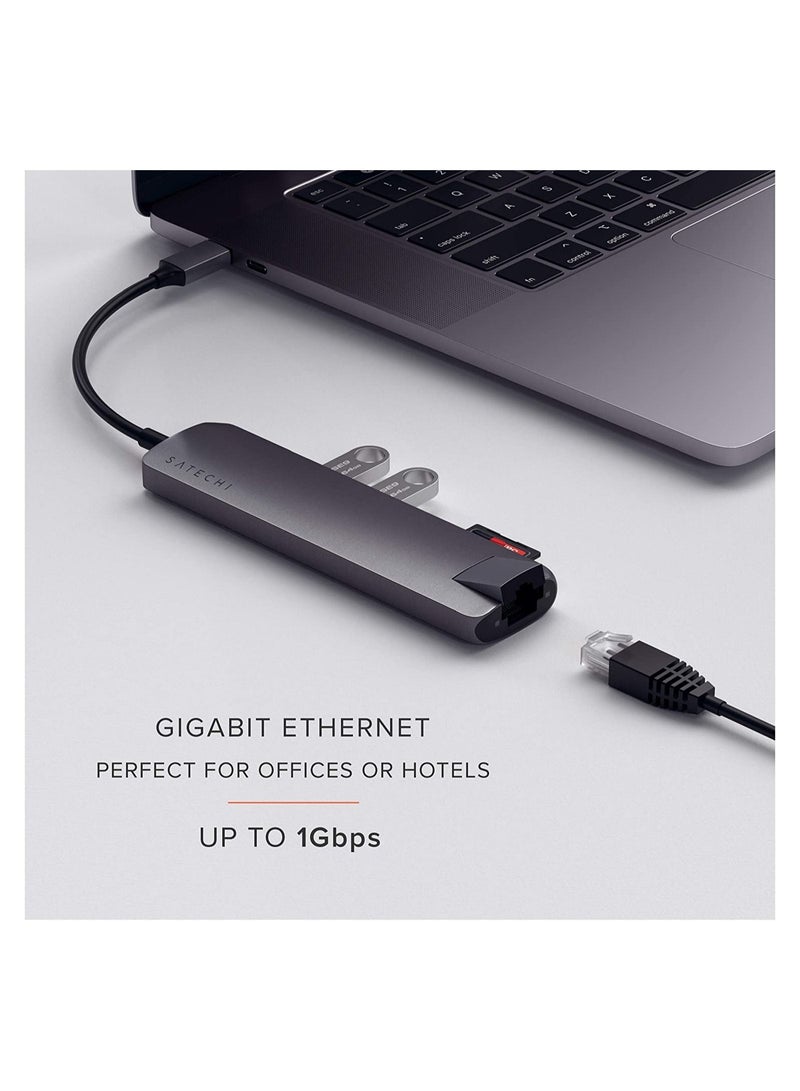 USB-C Slim Multi-Port with Ethernet Adapter - Image 2