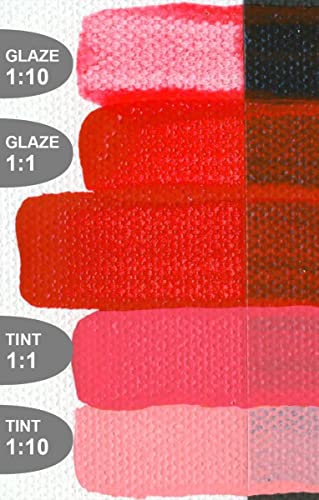 Golden Fluid Acrylic Paint 1 Ounce-Naphthol Red Light - Image 3