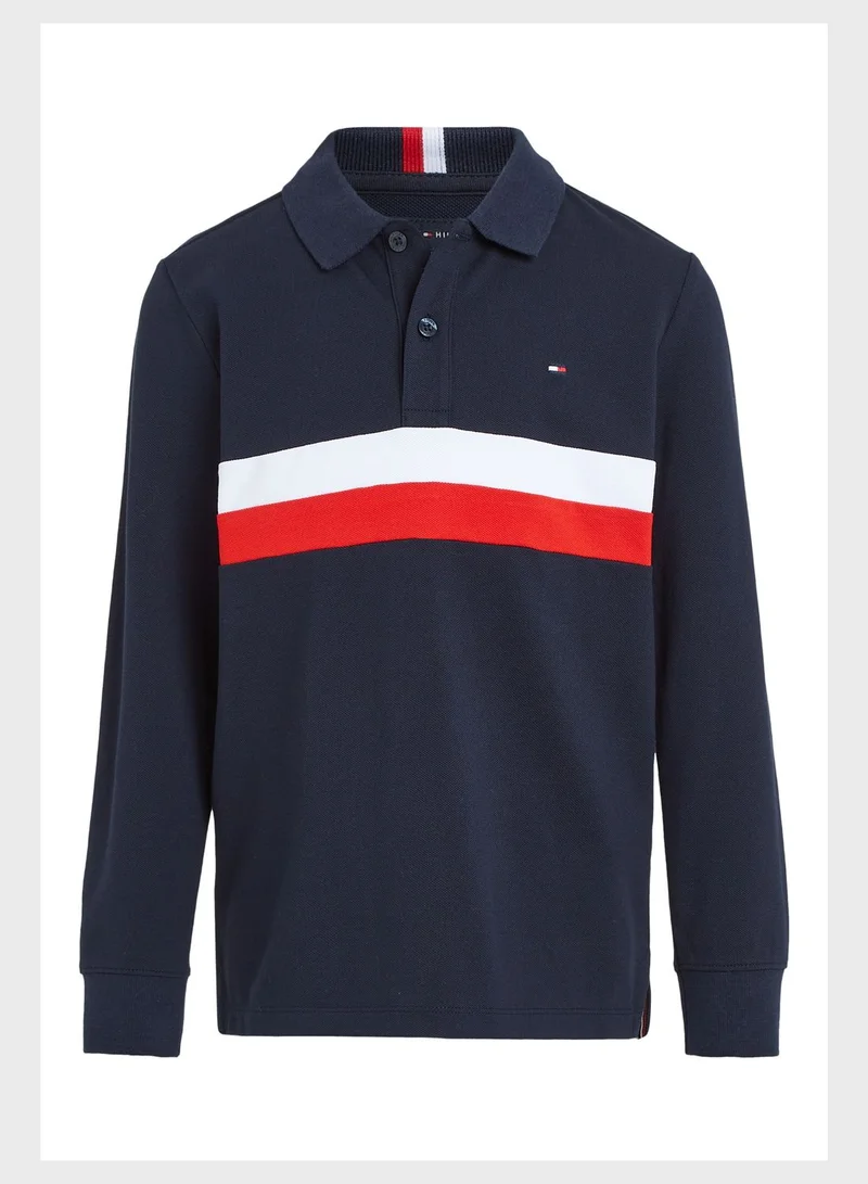TOMMY HILFIGER Youth Colorblock Polo