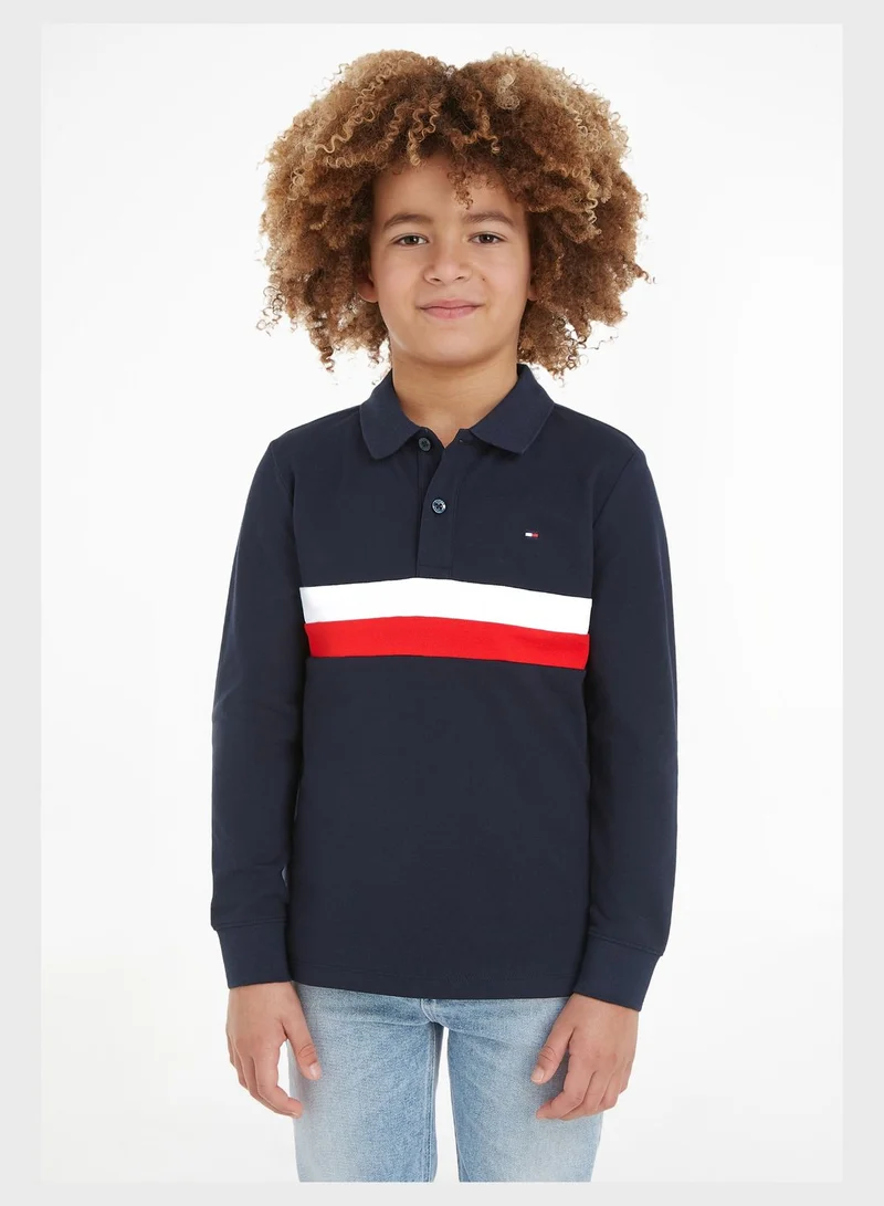 TOMMY HILFIGER Youth Colorblock Polo
