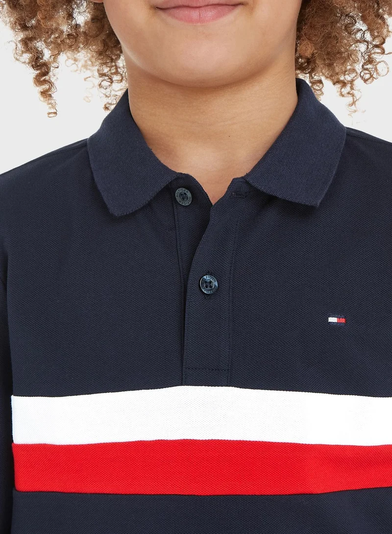 TOMMY HILFIGER Youth Colorblock Polo