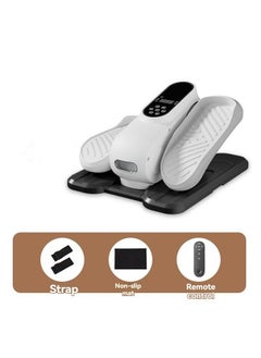XiuWoo Under Desk Elliptical Machine, Ellipse Leg Exerciser for Seniors Fully Assembled, Quiet & Portable Electric Seated Pedal Exerciser with Remote Control & 12 Adjustable Speeds  - Image 4