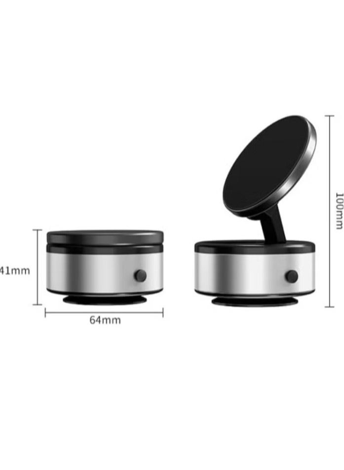 Enhanced Car Interior Magnetic Phone Holder – Universal 360° Suction Mount for Dashboard, Glass,  Smooth Surfaces - Image 2