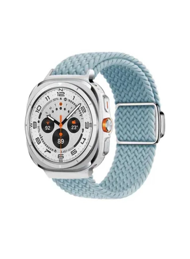 Compatible with Samsung Galaxy Ultra Watch Strap 47mm Magnetic Nylon Replacement Bands for Galaxy Ultra Braided Sport Loop Women Men One Click 2025 2024(No Watch)