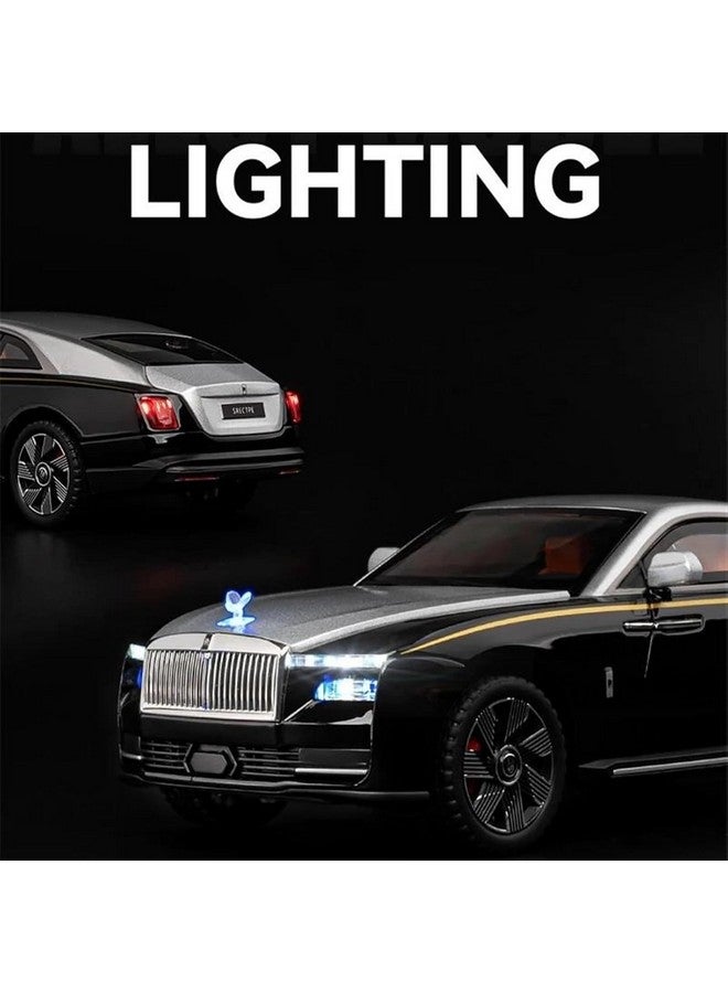 Alokik Enterprise 1:24 Rolls-Royce Spectre Diecast Metal Pull Back Car with 6 Openable Doors with Sound and Light Toy Decoration car Best Gift Toys for Kids 【Colors as Per Stock】 - Image 3