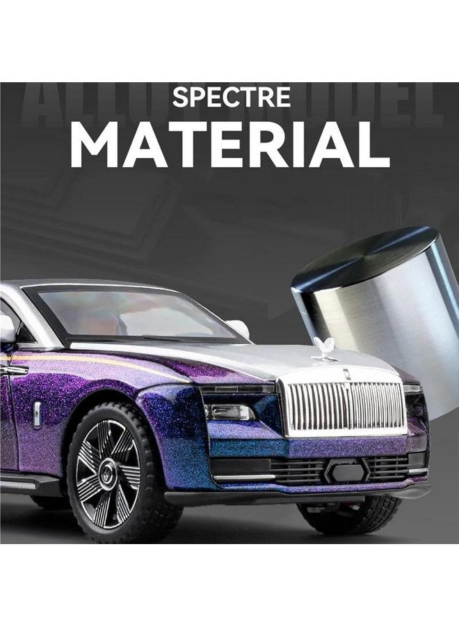 Alokik Enterprise 1:24 Rolls-Royce Spectre Diecast Metal Pull Back Car with 6 Openable Doors with Sound and Light Toy Decoration car Best Gift Toys for Kids 【Colors as Per Stock】 - Image 5