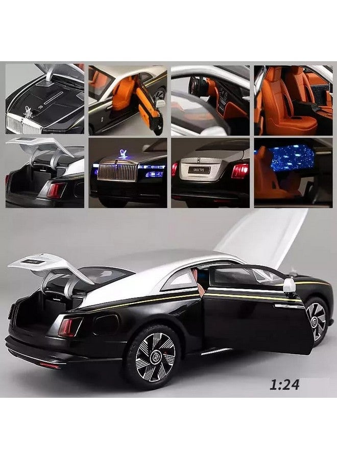 Alokik Enterprise 1:24 Rolls-Royce Spectre Diecast Metal Pull Back Car with 6 Openable Doors with Sound and Light Toy Decoration car Best Gift Toys for Kids 【Colors as Per Stock】 - Image 4