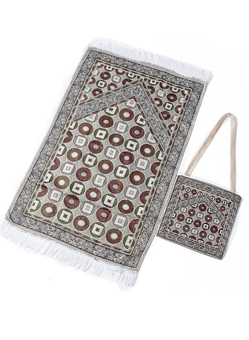Prayer Rug with Carrying Bag Large Prayer Mat Prayer Mats for Praying Men and Women  - Image 1