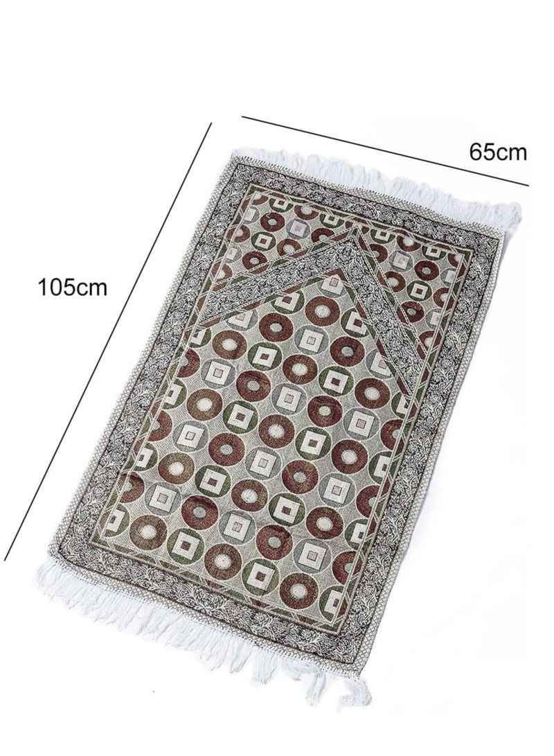 Prayer Rug with Carrying Bag Large Prayer Mat Prayer Mats for Praying Men and Women  - Image 3