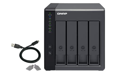 QNAP TR-004 4 Bay USB Type-C Direct Attached Storage (DAS) with hardware RAID (Diskless) - Image 1