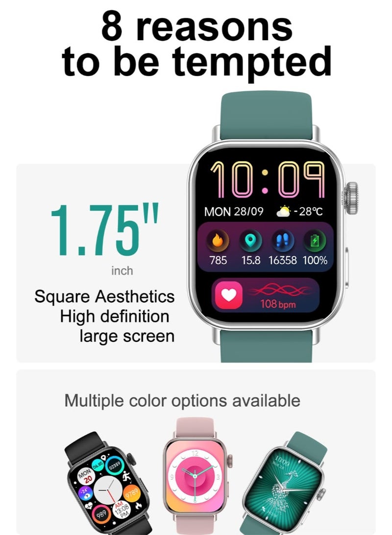 كالوبي ساعة ذكية GW11 Mini شاشة AMOLED مقاومة للماء مع 3 أزواج من الأسورة للنساء - Image 5