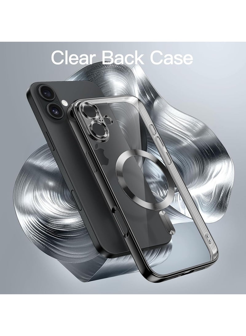 مناسبة لحالة الهاتف iPhone16 ، iPhon الطلاء الكهربائي المغناطيسي عدسة فيلم حالة لينة واقية شفافة - Image 2
