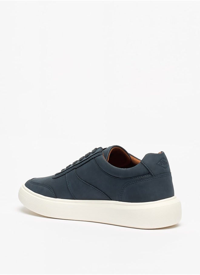 Lee Cooper Men's Solid  Lace-Up Low Ankle Sneakers  - Image 3