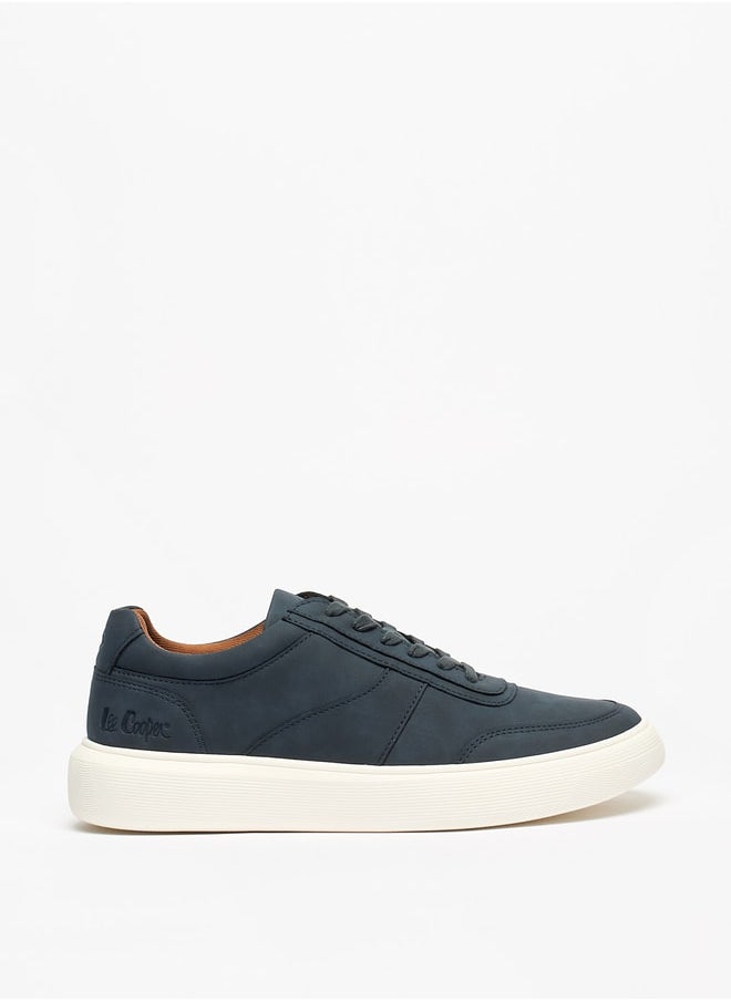 Lee Cooper Men's Solid  Lace-Up Low Ankle Sneakers  - Image 2