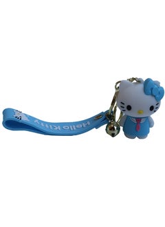 Elegant Disney Keyring Hello Kitty Keychain for Kids Soft Silicone Cute Cartoon Key Chains Girls and Boys Bag Key Holder Rings Accessories.