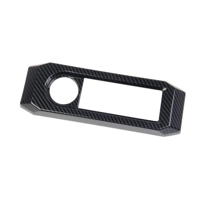 Fewshaw Carbon Fiber Central Control Adjustment Button Panel Cover Trim for Polaris Slingshot 2020-2025 - Image 2