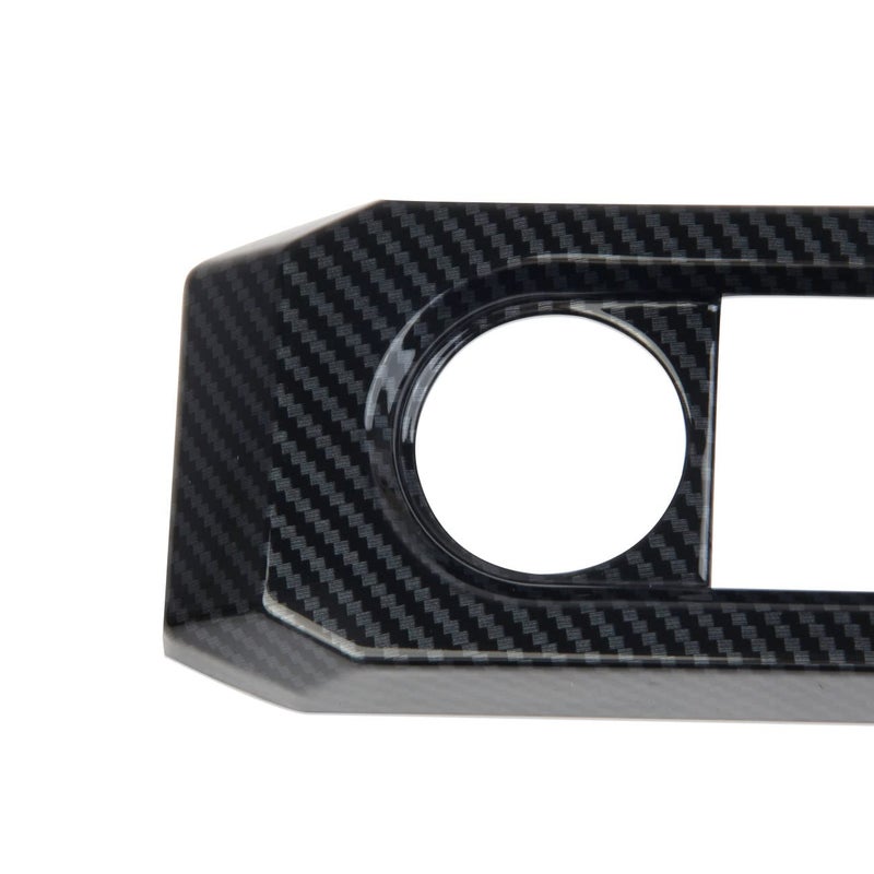 Fewshaw Carbon Fiber Central Control Adjustment Button Panel Cover Trim for Polaris Slingshot 2020-2025 - Image 4