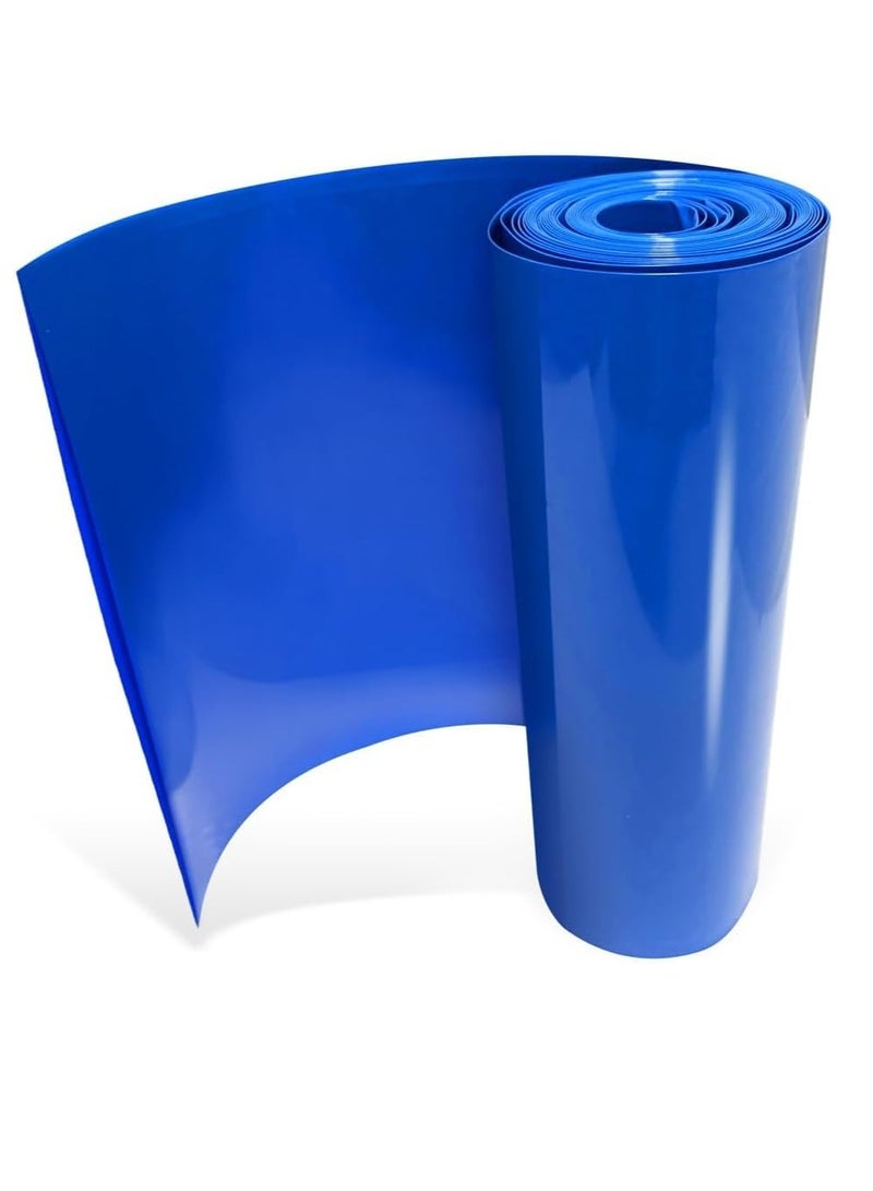 SYOSI PVC Heat Shrink Wrap Tubing Flattening Width 3.95in(100mm) and Length 16.4ft (5m) for 18650 21700 Lithium Battery DIY Battery Packs - Image 1