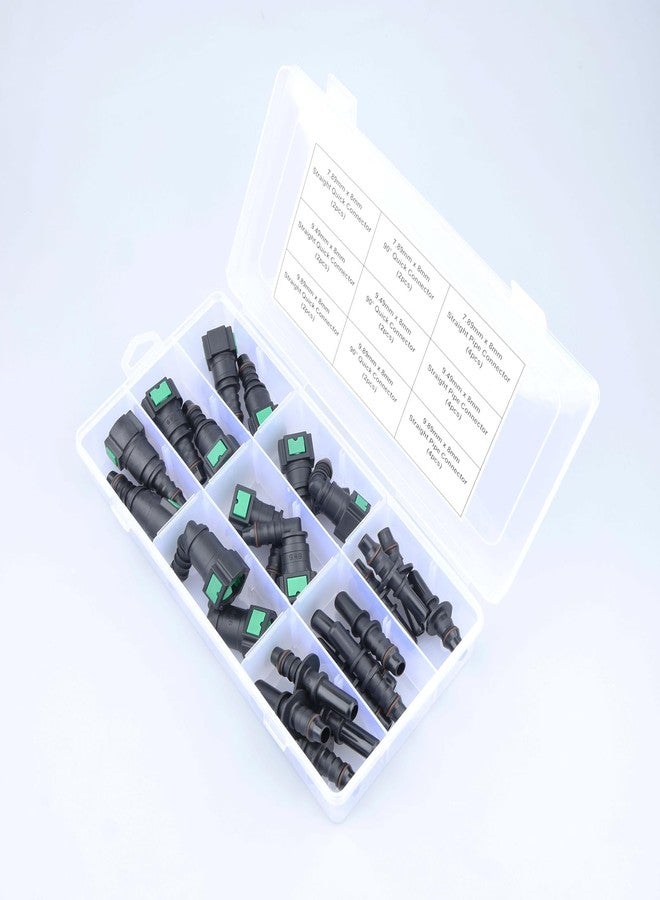 AC PERFORMANCE 24PCS Assorted Fuel Line Quick Connector Kit, SAE 7.89mm & 9.49mm & 9.89mm to 8mm - Image 4