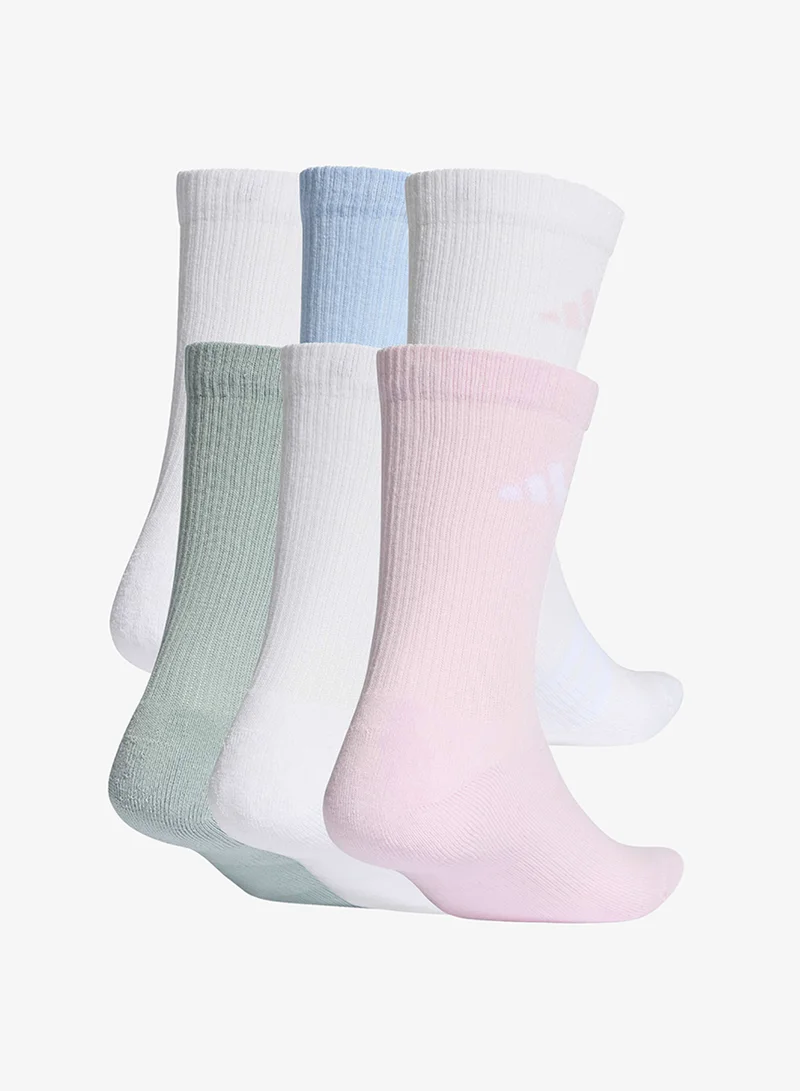 Adidas Cushioned Crew Socks 6 Pair Pack