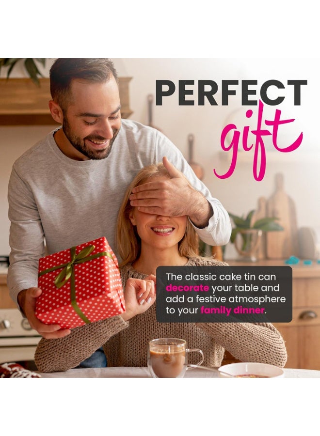 طقم قوالب كيك زنبركية 3 أشكال (قلب – دائري – مربع) بقاعدة قابلة للإزالة – مقاوم للتسرب - Image 5