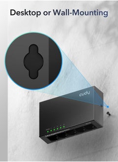 cudy Cudy GS105 5-Port Gigabit  Ethernet Switch  - Image 3