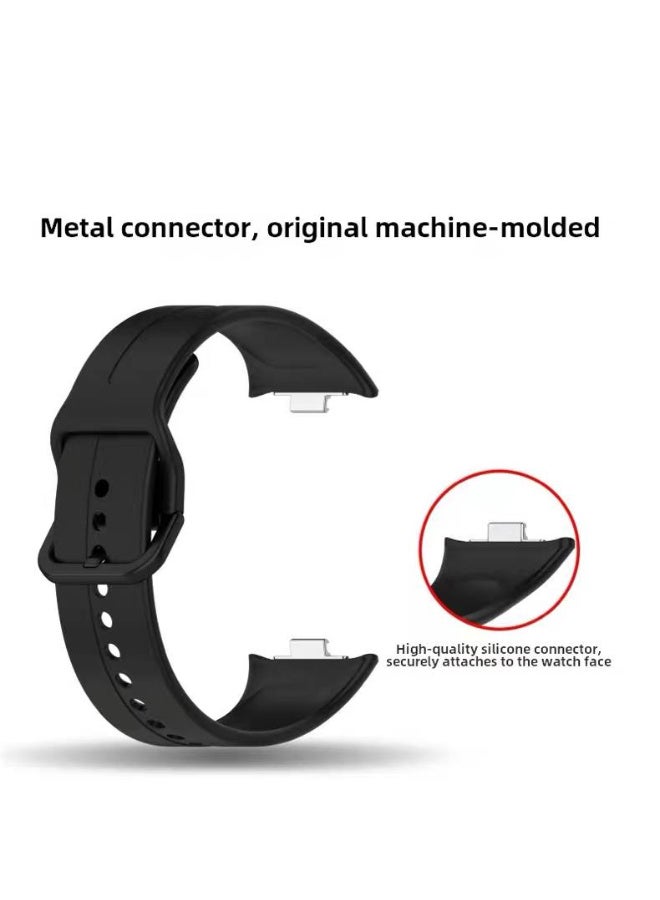 Silicone Watch Band Strap for Redmi Watch 5, Quick Release, Breathable Material, Double Safety Buckle Waterproof Sports Replacement Strap - Image 2