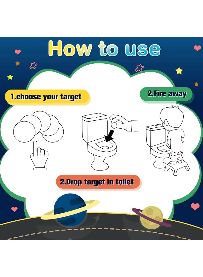 Chinco 120 Pieces Toilet Targets for Potty Training Boys - Image 3