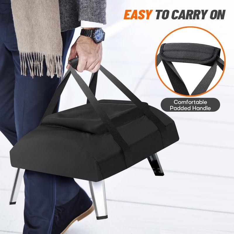 HEPOVER Pizza Oven Cover for Onni Koda 16 Pizza Maker Carry Bag Oven with Pocket for Accessories Storage Portable Gas Pizza Oven Cover Koda - Image 2