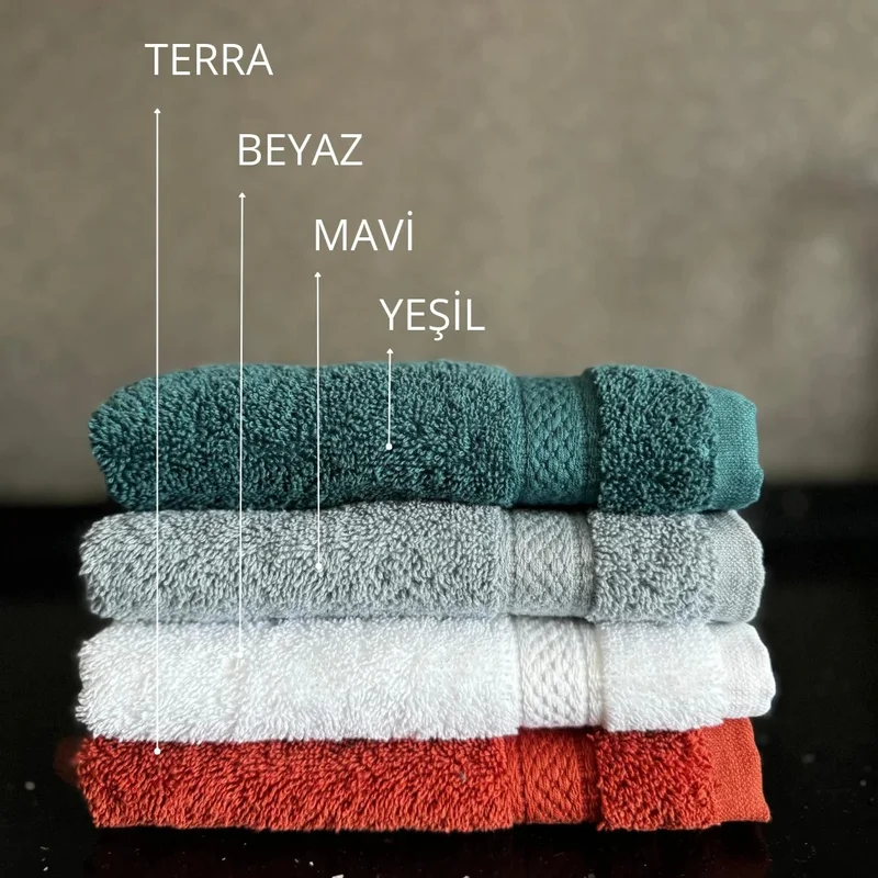 Efabrika Helena Cotton 4-Piece 30X50 cm Hand / Guest / Kitchen Towel Set