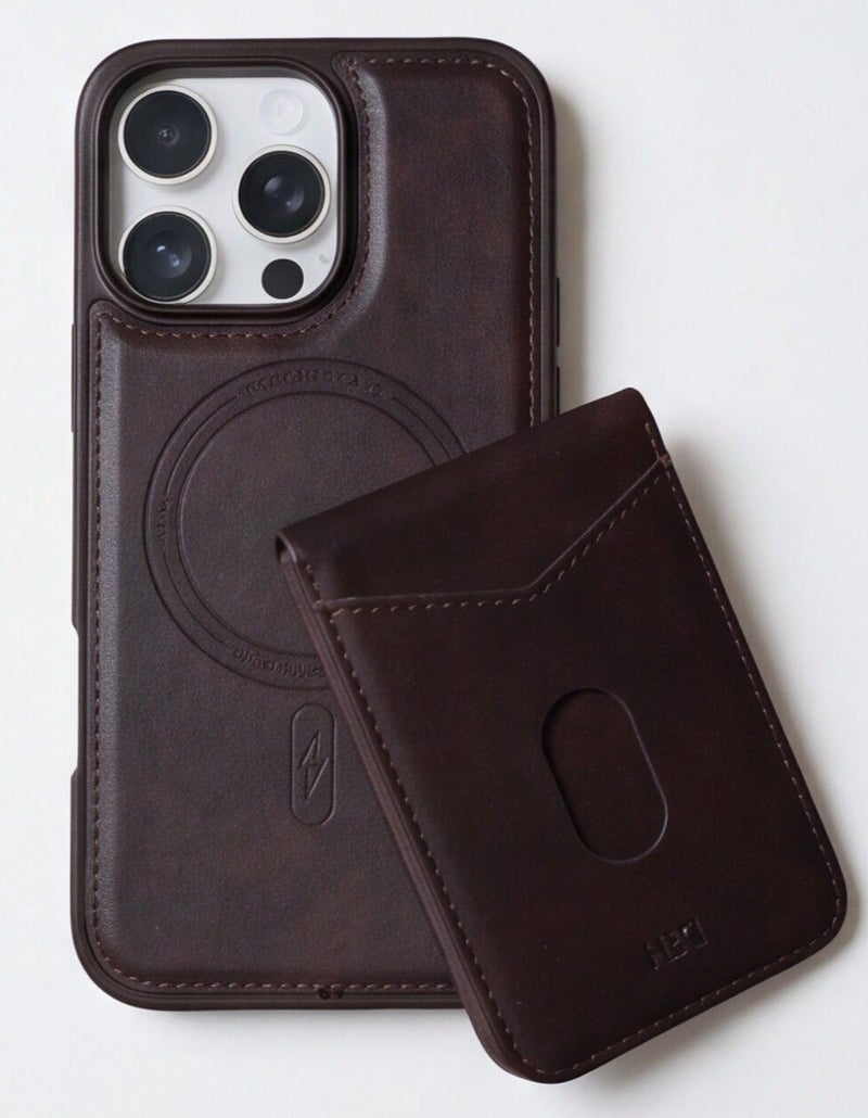 HDD 2-in-1 Magnetic MagSafe Leather Case with Detachable Card Holder Wallet for iPhone 16 Pro Max - Image 1