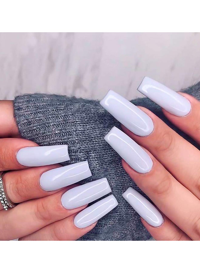 brunson False Nail Tips False Classic French White Professional Refill Pack 100 Pieces - Size 9, CLFCW9 - Image 3