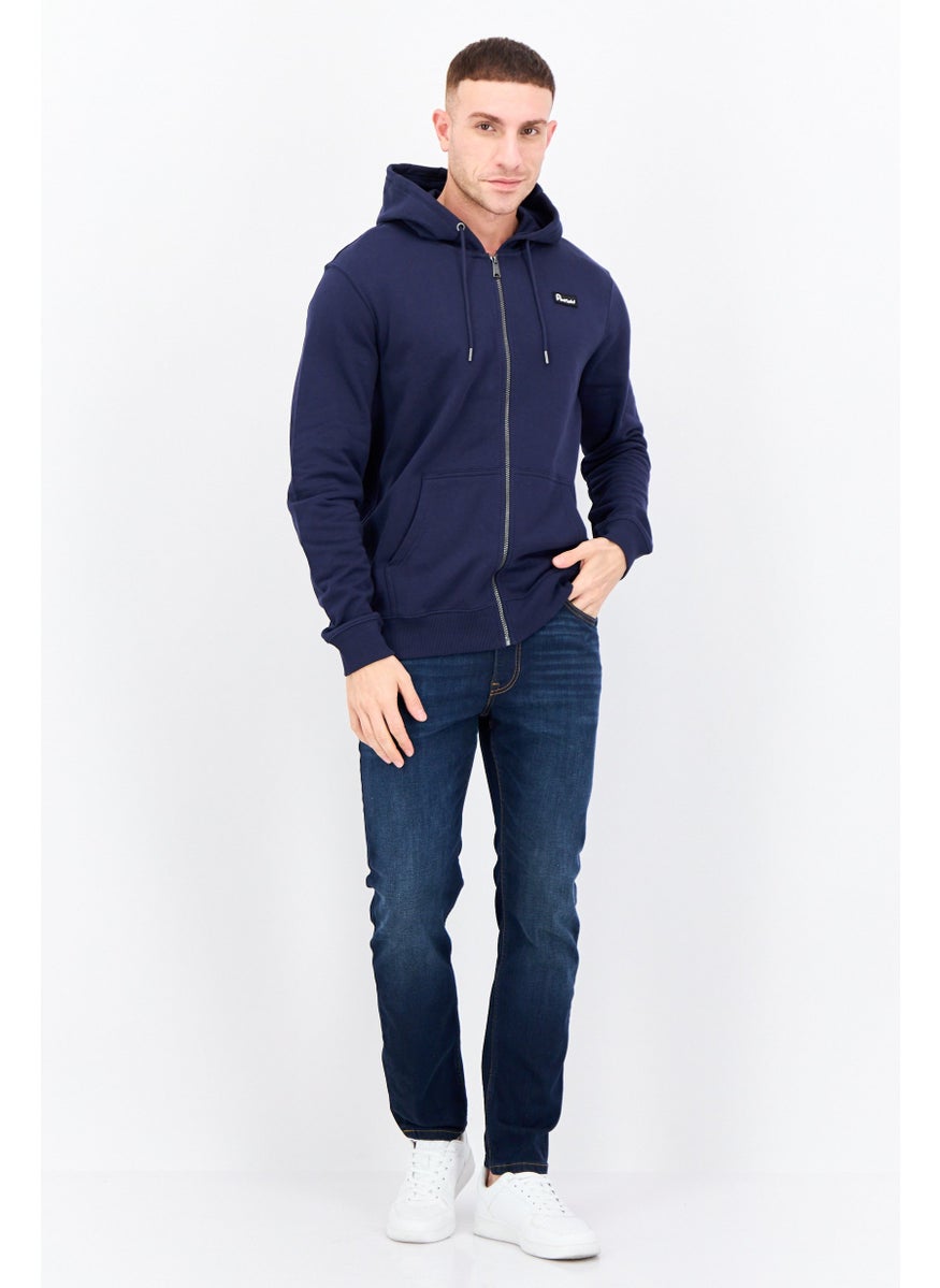 Penfield Men Hooded Brand Logo Long Sleeves Sweatshirt, Navy  - Image 4
