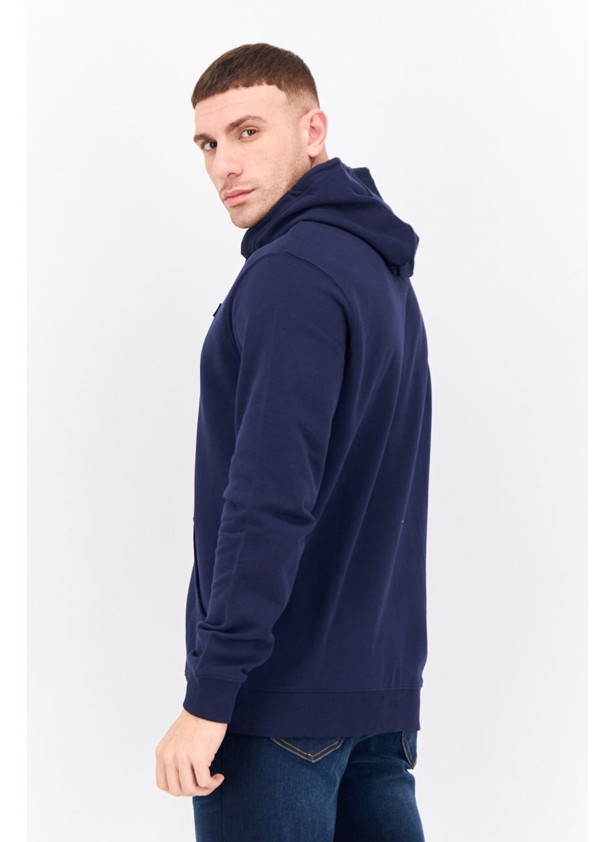 Penfield Men Hooded Brand Logo Long Sleeves Sweatshirt, Navy  - Image 2